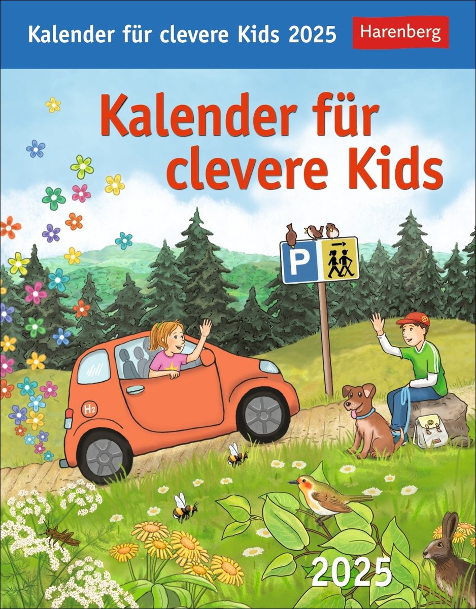 Kalender für clevere Kids Tagesabreißkalender 2025