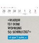 Typo-Sprüche-Kalender Postkartenkalender 2025 - Wochenkalender mit 53 Postkarten