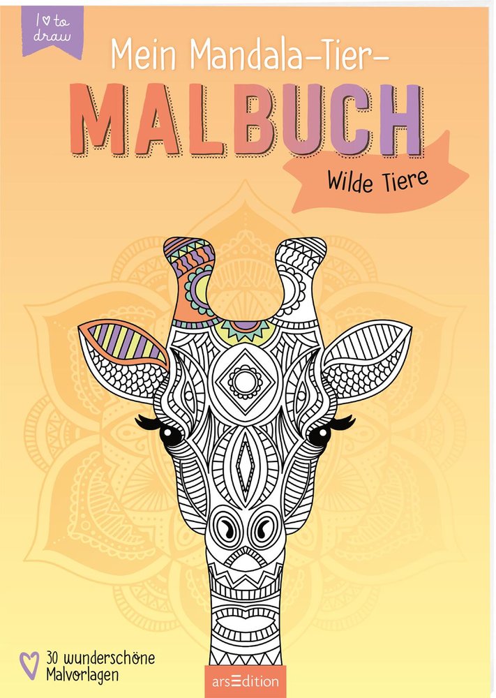 Mein Mandala-Tier-Malbuch - Wilde Tiere