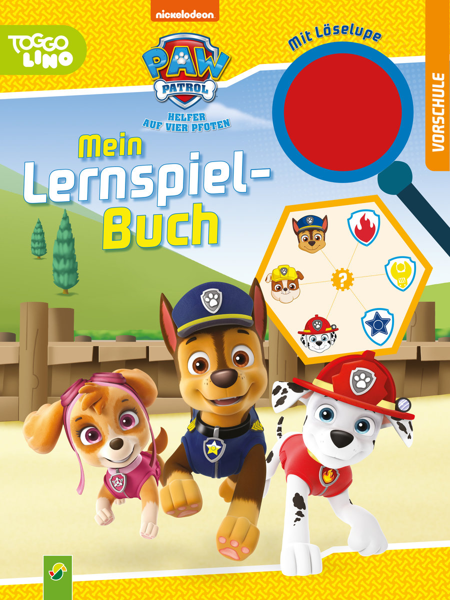 Paw Patrol Mein Lernspielbuch mit Löselupe