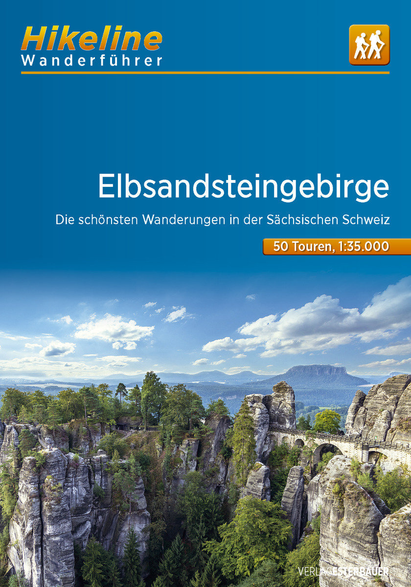 Wanderführer Elbsandsteingebirge. 1:35'000