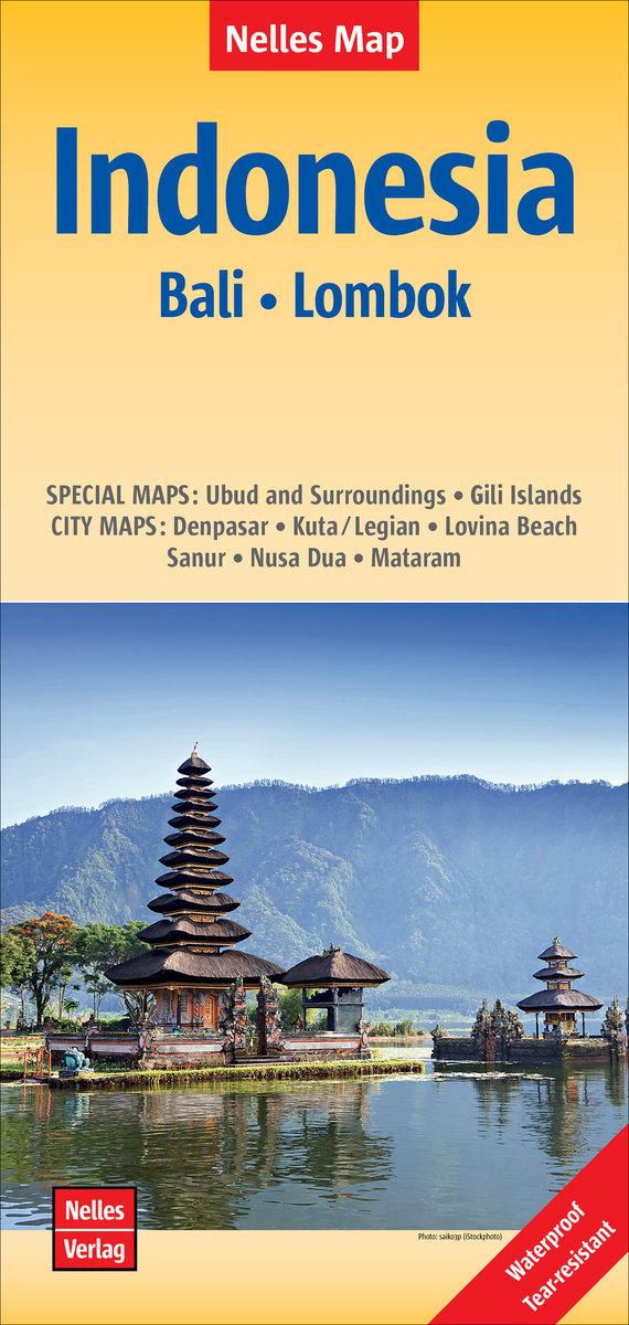 Nelles Map Landkarte Indonesia : Bali, Lombok. 1:180'000