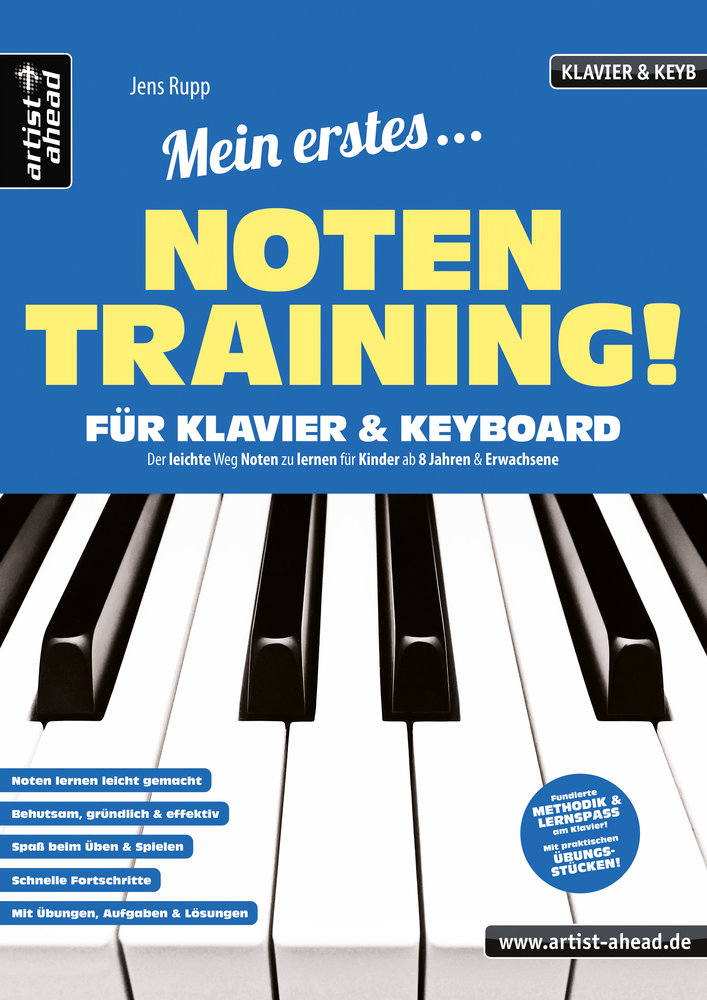 Mein erstes Notentraining für Klavier & Keyboard!