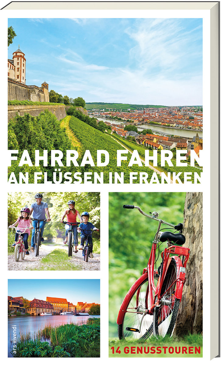 Fahrrad fahren an Flüssen in Franken