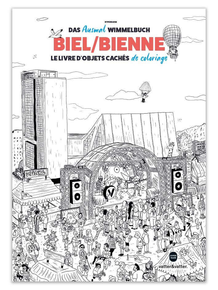 Mein Biel/Bienne Ausmalwimmelbuch