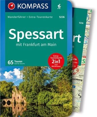 KOMPASS Wanderführer Spessart mit Frankfurt am Main, 65 Touren mit Extra-Tourenkarte