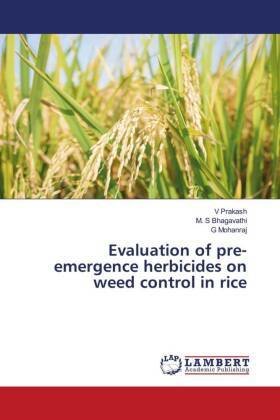 Evaluation of pre-emergence herbicides on weed control in rice