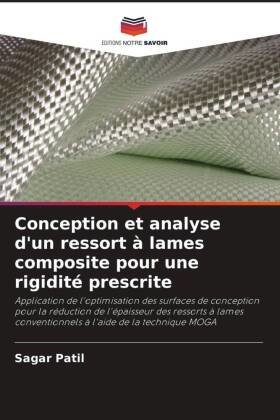 Conception et analyse d'un ressort à lames composite pour une rigidité prescrite