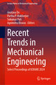 Recent Trends in Mechanical Engineering